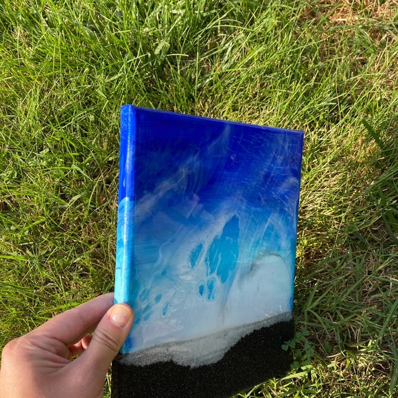 🌊Original Resin Ocean Art Painting🌊 - Picture 5 of 6